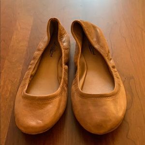 Lucky Brand brown leather flats